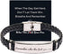 Remember Who The F*ck You Are Bracelet-Dont Let The Hard Days Win Bracelet for Women Personalized Adjustable Handmade Engraved Motivational Bracel...