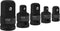 SWANLAKE GARDEN TOOLS 5-Piece Cr-V Steel Impact Socket Adapter Set, 0.375in, Fastener Drive Bit...