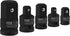 SWANLAKE GARDEN TOOLS 5-Piece Cr-V Steel Impact Socket Adapter Set, 0.375in, Fastener Drive Bit...