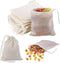 AKOAK 20 Pcs 4 x 3 Inches Muslin Drawstring Bags,Natural Unbleached Cotton Spice/Tea/Herbs Bags...