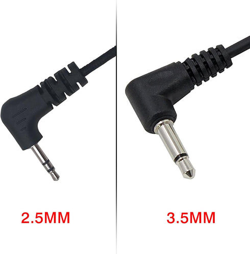 abcGoodefg 1 Pin 2.5MM Walkie Talkie Earpiece Headset with Mic PTT, G Shape Two Way Radio Earpiece compatible with Motorola Radios Cobra Talkabout...