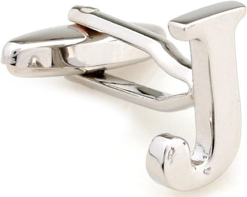Letter A-Z Monogram Initial Cufflinks with a Presentation Gift Box & Polishing Cloth...