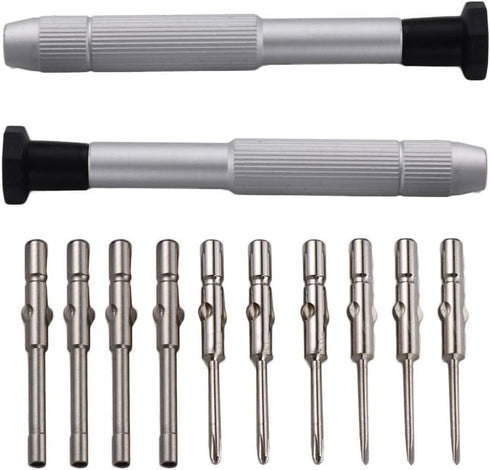 Eyeglass Repair Kit,Sunglass Repair Tool Metal Glasses Screws Screwdriver Assorted Kit Household Electric Appliances with Zipper Box Watch Tiny Sc...