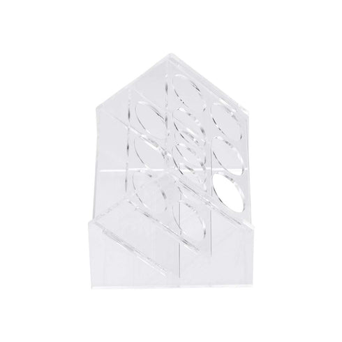 uxcell Slant Rack Acrylic Test Tube Holder 6 Wells for 50ml Centrifuge Tubes Clear...