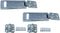 QCAA Security Concealed Hasp & Staple, Steel, 4-1/2", Zinc Plated, 2 Pack, Made in Taiwan...