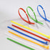 6 Inch Red Zip Ties (100 Pieces), 40lb Strength, Nylon Cable Wire Ties...