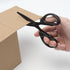 NatSumeBaics 6" Small Scissors All Purpose Cute Black Office Paper Scissors Craft Student Scissor Professional Shears for school and home (6" Scis...