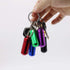 HRX Package 7PCS Mini Aluminum Keychain Pill Fob Holder, Waterproof Single Pill Case Box, Little Daily Pill Bottle for 7 Day...