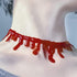 Halloween Dripping Blood Necklace Bloody Choker Collarbone Chain Horror Vampire Red Clavicle Necklace Drip Blood Pendants Women Cosplay Costume Pa...