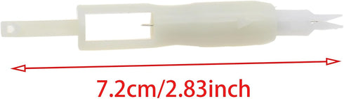 OZXNO 1pcs Household Sewing Needle Inserter Plastic Needle Threading Tool Sewing Machine Automatic Needle Threader (White)......