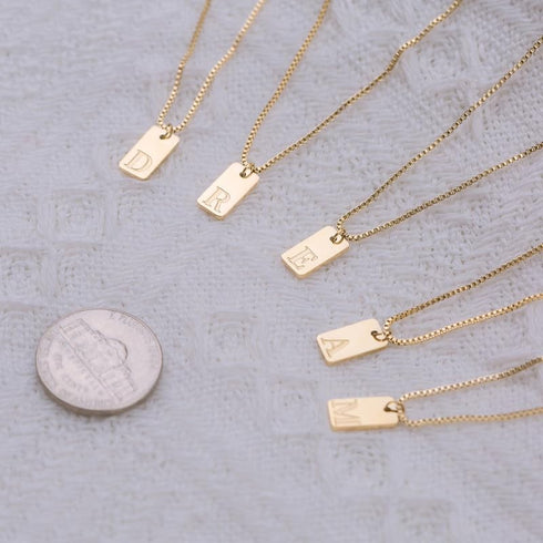 14K Gold Plated Chain Letter B Necklace Jewelry Trendy Dainty Simple Hypoallergenic Fashion Pendant Custom Initial Charm Gold Chain Gifts Accessor...