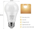 Dusk to Dawn LED Light Bulb, Sensor Light Bulb 5W E26 Automatic On/Off Light, Porch Garage Courtyard Balcony Lighting Bulb 2700K Warm White 2Packs...