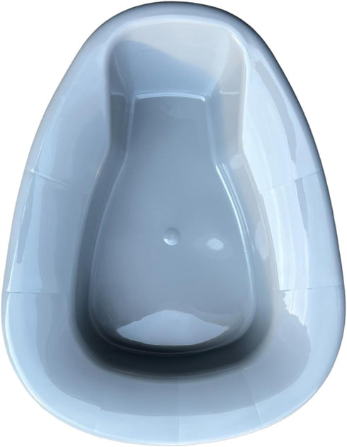 Comfort Axis Heavy-Duty Plastic Stackable Bedpan, Grey...
