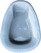 Comfort Axis Heavy-Duty Plastic Stackable Bedpan, Grey...