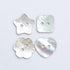 10 PCS 2 Holes Heart Star Flower Square Shaped Mother of Pearl Delicate Natural Shell Buttons for Sewing Craft Scrapbooking (Flower, 11.5mm)...
