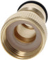 MroMax Brass Faucet Tap Quick Connector G1/2 Female Thread Hose Pipe Socket Adapter Fitting for Garden Irrigation System 1Pcs...