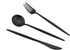 Gugrida Luxury Black Matte Portable 18/10 Stainless Steel Travel Flatware Sets of 7 Portable Camping Cutlery Set, Healthy & Eco-Friendly Flatware ...