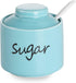 ONTUBE Ceramic Sugar Bowl with Lid and Spoon,Porcelain Sugar Pot,8oz (Turquoise)...
