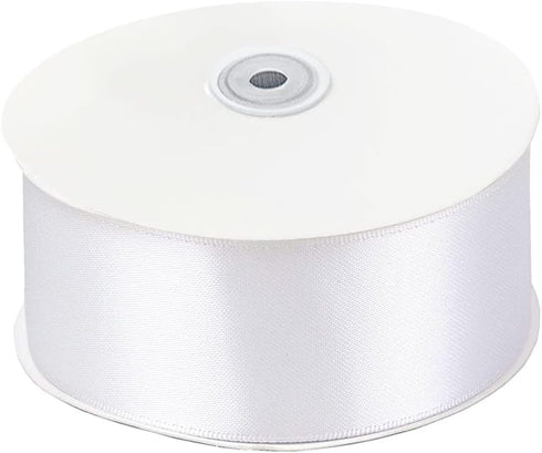 LIUYAXI White Double Face Satin Ribbon 2" X 50 Yards, Ribbons Perfect for Crafts, Gift Wrapping, Bow Making and More...