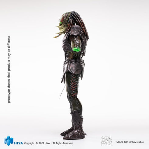 Hiya Toys Exquisite Mini Series 1/18 Scale 5 Inch Predators Battle Damage Berserker Predator Action Figure...