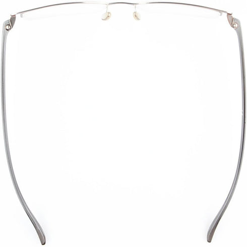 Eyekepper 3 Pairs Half-rim Reading Glasses for Men Metal Readers Silver Frame +1.25...
