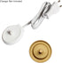Compatible for Oral-B Electric Toothbrushes Holders for Bathroom,Aluminum Engineered Gold Toothbrush Holder,Compatible with only Oral B Electric t...