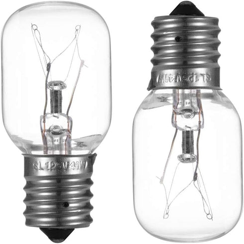 Light Bulb for Whirlpool Microwave - Light Bulb Fits for Whirlpool Maytag GE Amana Over The Range Hood Microwave, Dimmable with 125V 40W E17 Base,...