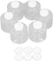 6pcs Spice Jars, Stackable Plastic Spice Jar with Shaker Lids Clear Dredge Spice Shaker Seasoning Containers for Storing Spice, Salt, Pepper and S...