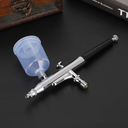 Acrylic Paint Artist Set, Action Airbrush DoubleAction Pneumatic Spray Gun for Art Supplies for Painting...