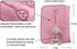 Tianmei 2Pcs Bear Doll Styling Faux Suede Car Seat Belt Strap Cover Shoulder Strap Pad (Pink Color)...