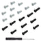 Headband Screws Replacement for Sony WH-1000XM4 MDR7506 WH-H900N WH-CH700N Noise Cancelling Headphones Screws 20pcs (10pcs Black+10pcs Silver)......