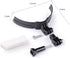 Motorcycle Helmet Chin Mount Kits with Adhesive Curved Pads Compatible with GoPro Hero 12, 11, 10, 9, 8, 7, (2018), 6 5, Hero Black, Session, Xiao...