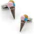 Ice Cream Cone with Three Ball Cufflinks...