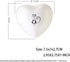 Cute Cat Ceramic Side Sauce Dishes Mini Heart shape Seasoning Dish, Sushi Soy Dipping Bowl,Serving Saucers Dishe,Meow Porcelain Small Tea Bag Hold...