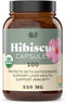 Complete Natural Products Organic Hibiscus Capsules - 100 Count, 550mg, Antioxidant & Herbal Hibiscus Flower Capsules...