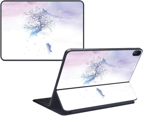 MightySkins Skin Compatible with Apple iPad Pro Smart Keyboard 11" (2018) - Long Way to Fuji - Protective, Durable, and Unique Vinyl Decal wrap Co...