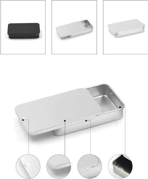 2Pcs Dental Floss Portable Case, Dental Floss Dispenser, Refillable Glide Floss Storage Container,Organizer Box for Portable Travel Flossing Solut...