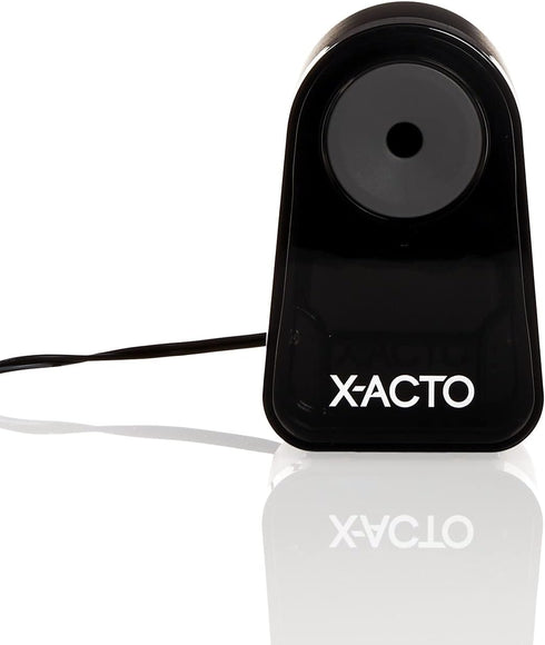 X-ACTO Mighty Mite Electric Pencil Sharpener, Black/Silver (19501/19501X)...