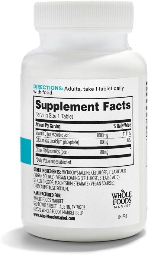 365 by Whole Foods Market, Vitamin C Complex High Potency, 100 Tablets...