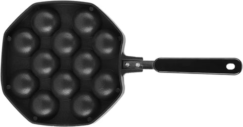 Aebleskiver Pan, Takoyaki Maker Iron Aebleskiver Pan Nonstick Aebleskiver Pan Black Pancake Pan Aluminum Non Stick Coating Ebelskiver Pan Pancake ...