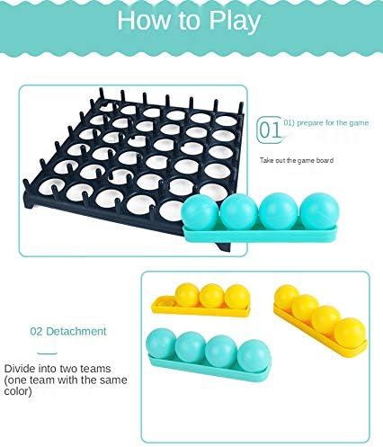 Bounce Off Game Family Game Board Game Pressure Relief Toy Interactive Battle Game...