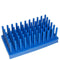 50 Place Pillar Plastic Test Tube Rack for 12-15mm Tubes, Blue, Karter Scientific 400U2 (Single)...