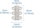 Beadthoven 20-Set Alloy 3 Hole Multi Strand Magnetic Clasps Bracelet Closure Magnetic Necklace End Clasp Tube Clasps Jewelry Finding Making Suppli...