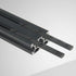 Straight Line Connector 3.9"Joint Bracket with M5 Screw for 0.24" Slot 2020 Series Aluminum Extrusion Profile, 10pcs/Pack (Black-Straight Bracket-...