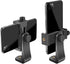 Acuvar Premium Smartphone Holder/Vertical and Horizontal Tripod Mount Adapter Rotatable Bracket with 1/4 inch Screw/Adjustable Clip for iPhone, An...