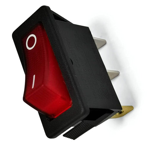Rocker Switch Lighted On Off for Electric Fireplaces FMI Desa 120927-24 120 Volt...