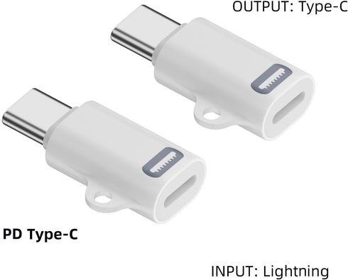 iPhone 15 Charging Adapter,MFi Certified USB C Male to Lightning Female Connector Type-C to 8 Pin PD Fast Charging Converter Data Sync for iPhone ...