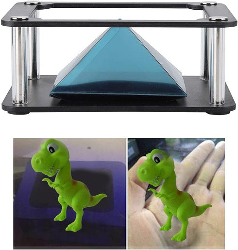3D Holographic Display Stands Projector, 3.5~6Inch Mobile Smartphone Hologram for Corporate Product Display, Cartoon Interaction and Personal Ente...
