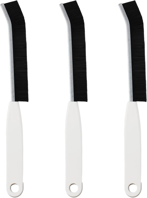 3pcs Gap Cleaning Brush, Hard Bristle Crevice Cleaning Brushes Dead Corners Multifunctional Brushes Clip Brush 2-in-1 Skinny Detail Cleaner for Ho...