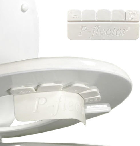 P-flector® Toilet Seat Urine Guard (1-Pack) - Pee Splash Guard for Potty-Training Kids, Adults, Seniors & Special Needs Individuals - Fits Round, ...